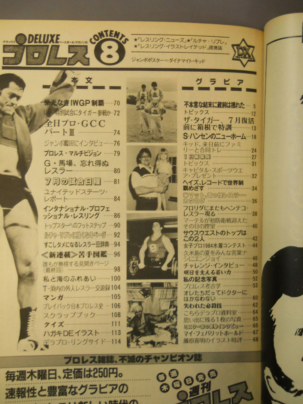 Deluxe Pro Wrestling August 1984