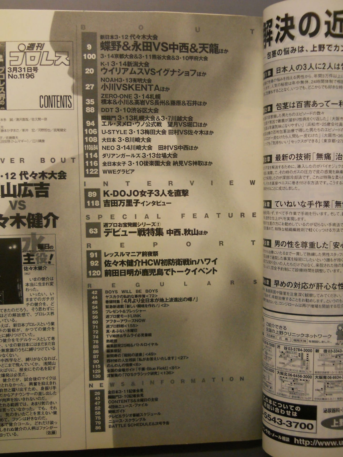 週刊プロレス1196