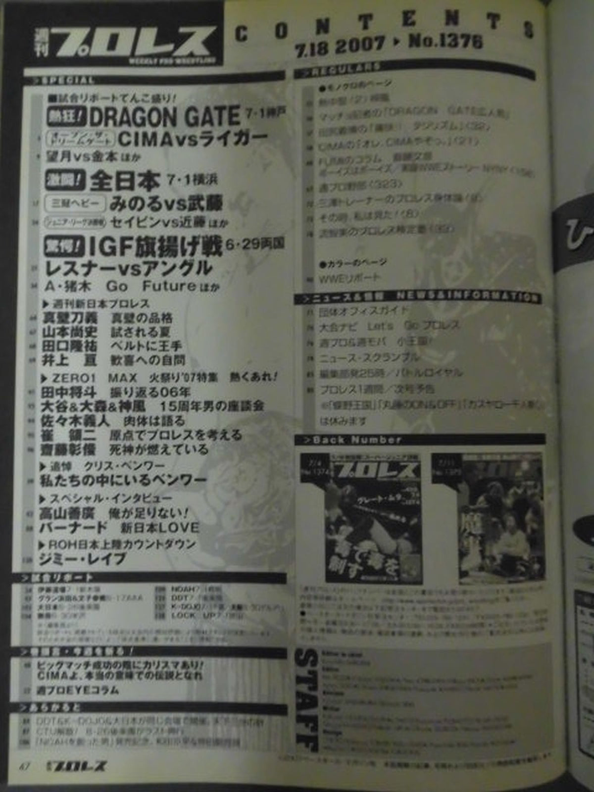 Weekly Pro Wrestling 1376