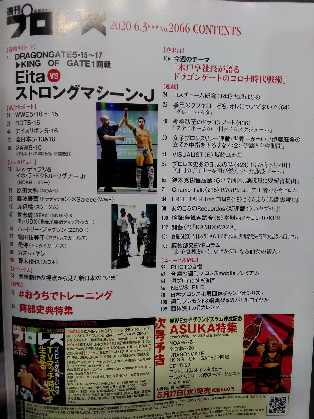 週刊プロレス2066