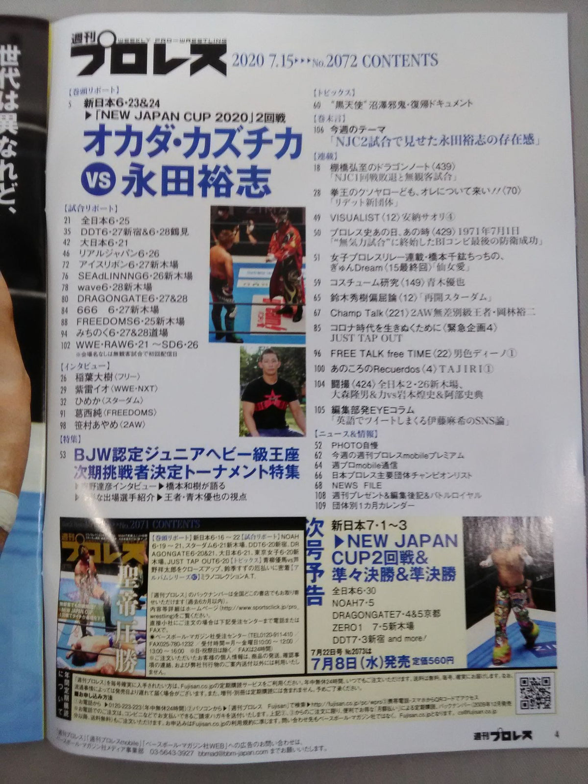 Weekly Pro Wrestling 2072