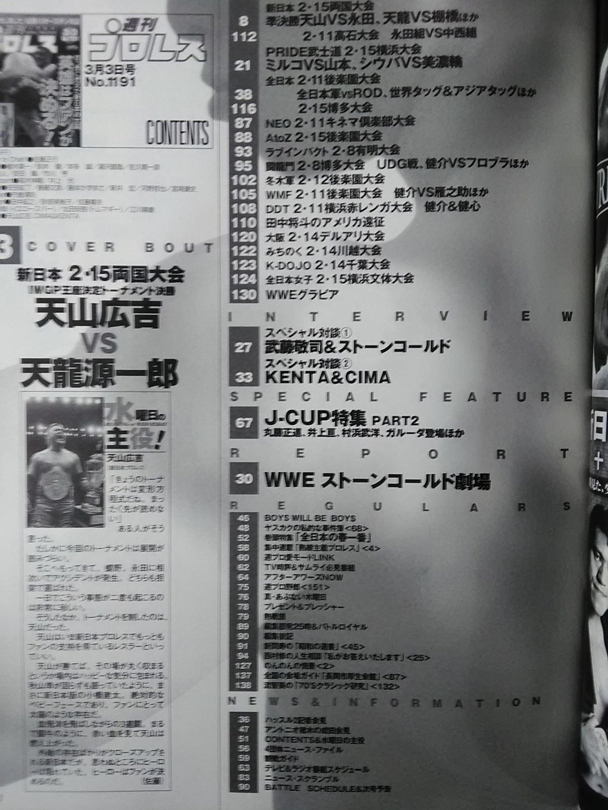 Weekly Pro Wrestling 1191