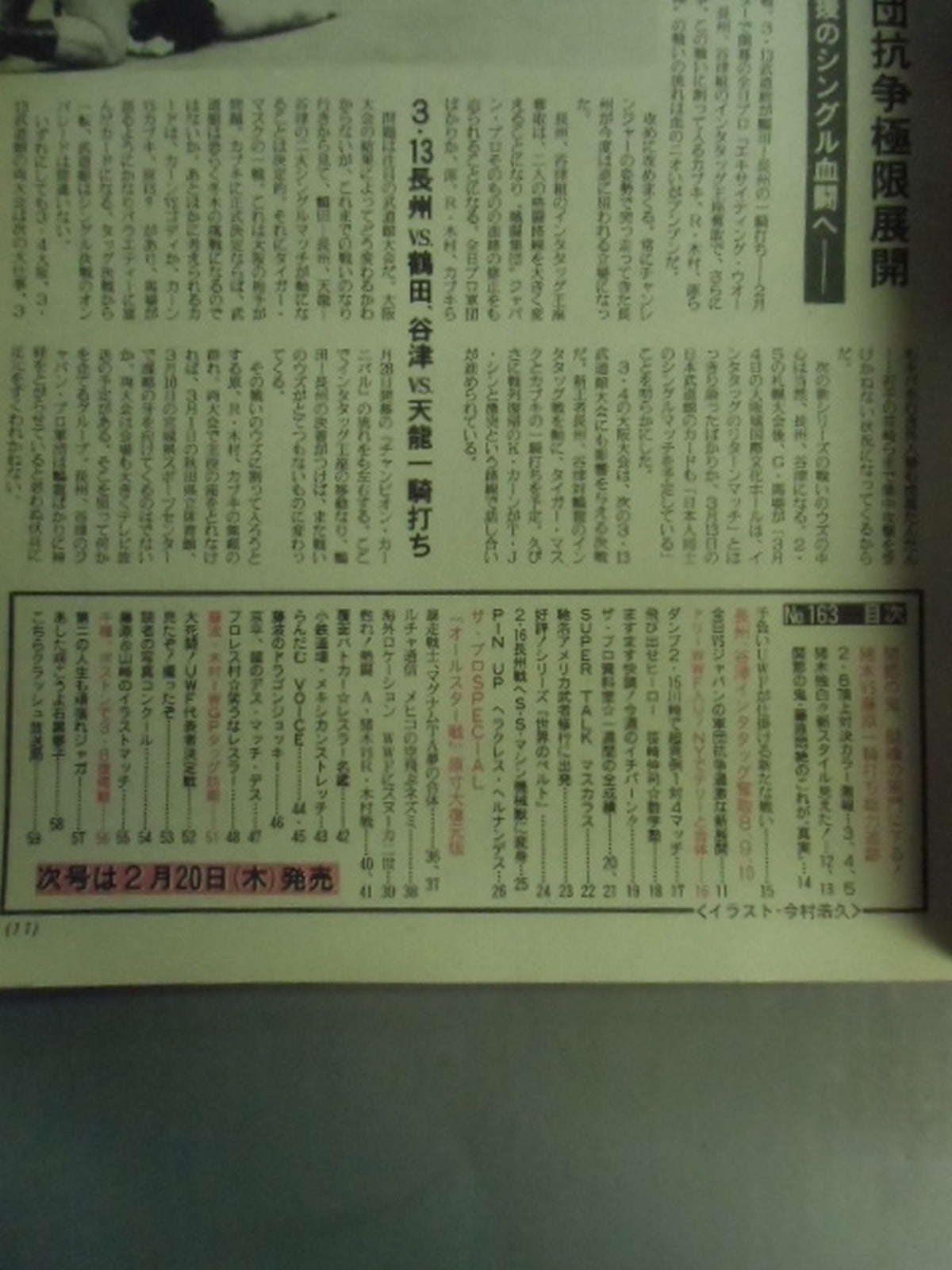 週刊ザ・プロレス163