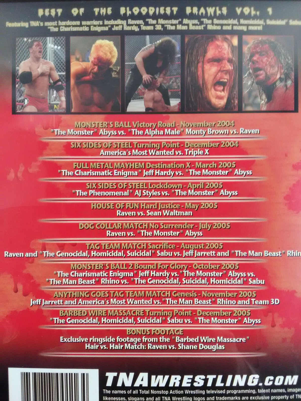 TNA BEST OF THE BLOODIEST BRAWLS VOL.1