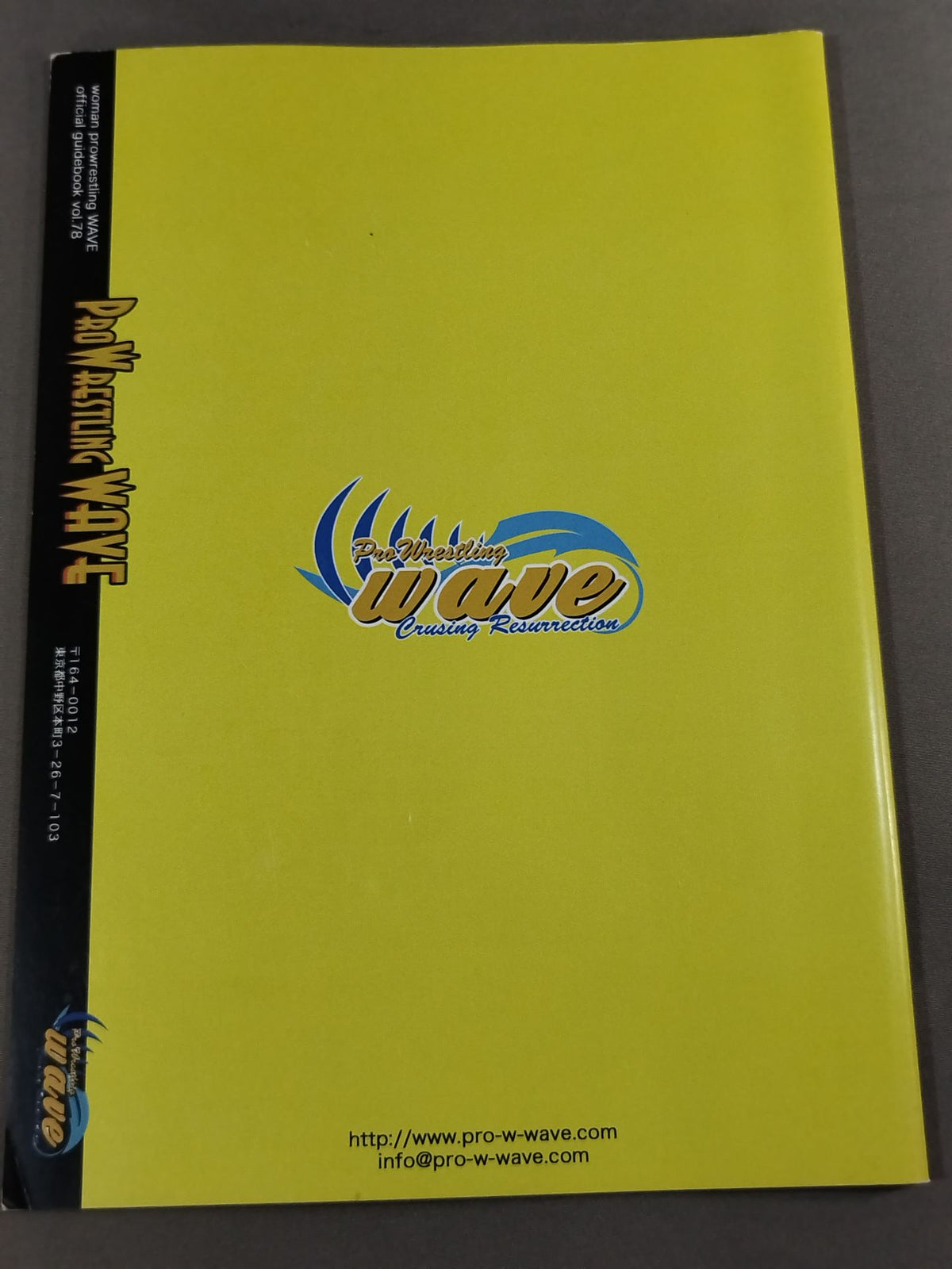 Pro-wrestling WAVE Official Brochure vol.78
