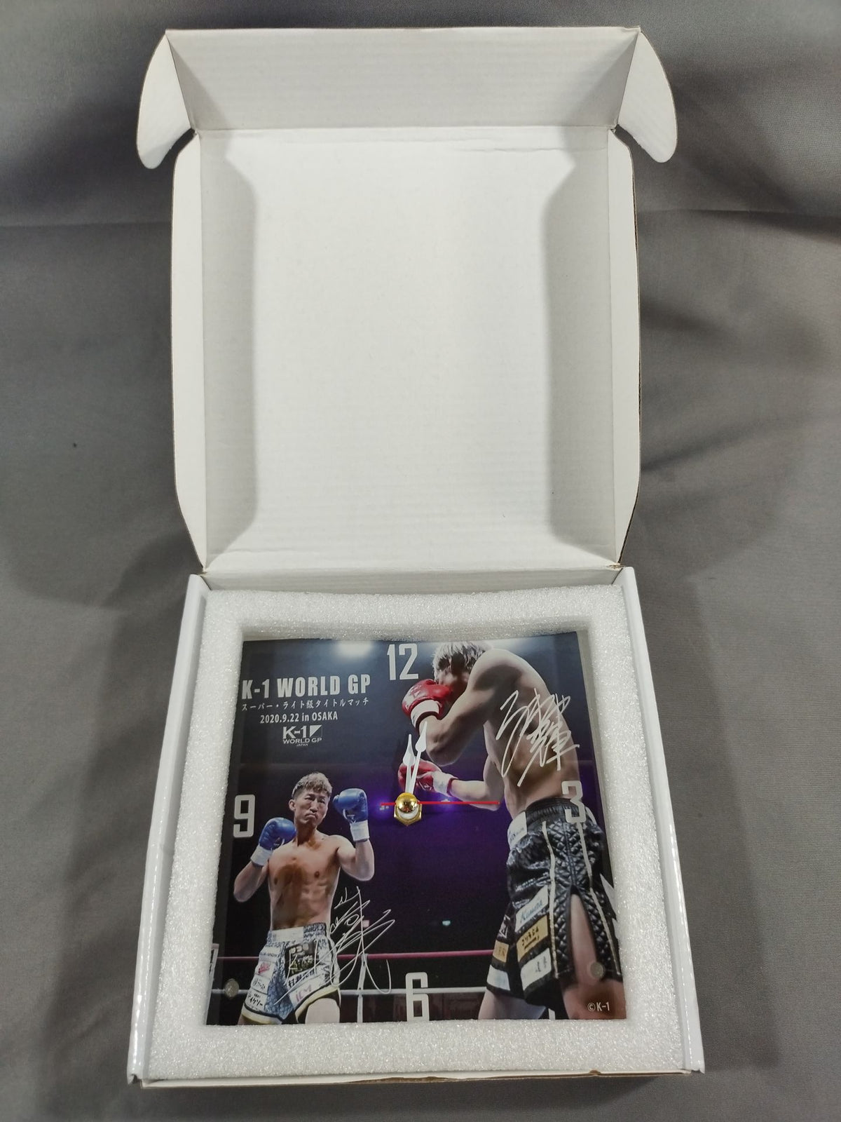 K-1 WORLD GP Hideaki Yamazaki vs Rukiya Abo Acrylic Watch