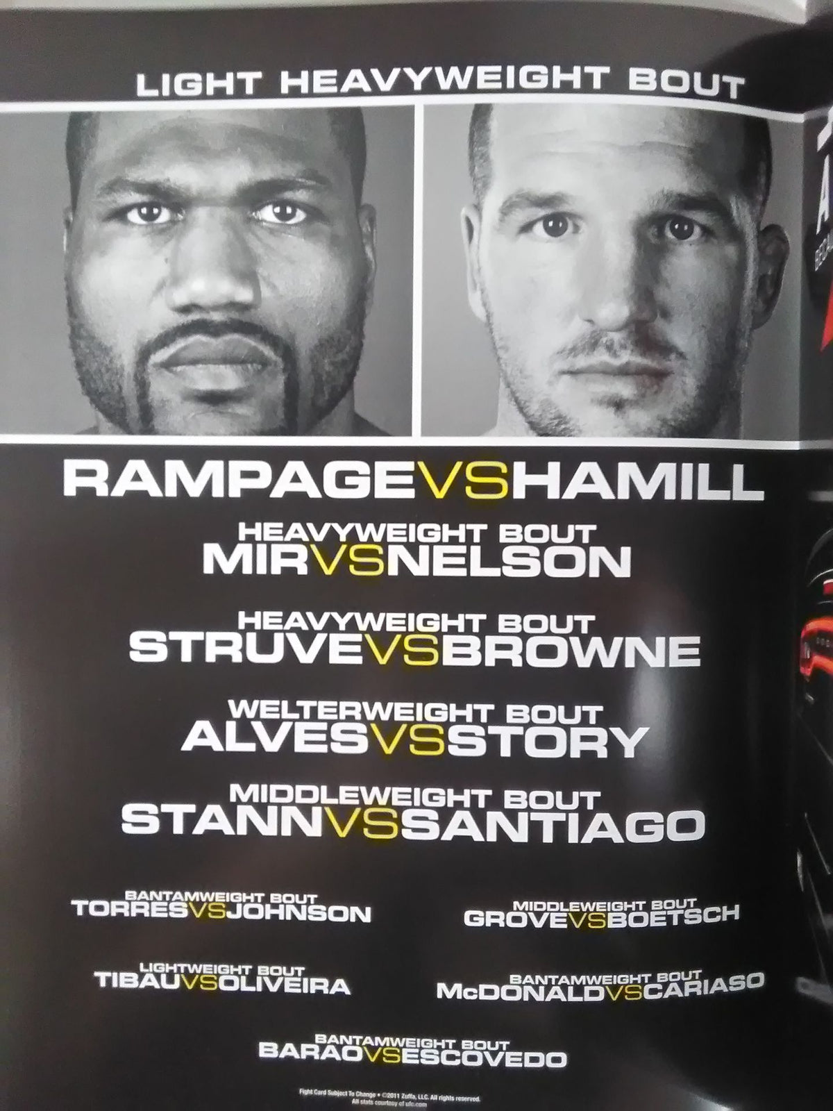 UFC130 Rampage vs. Hamill