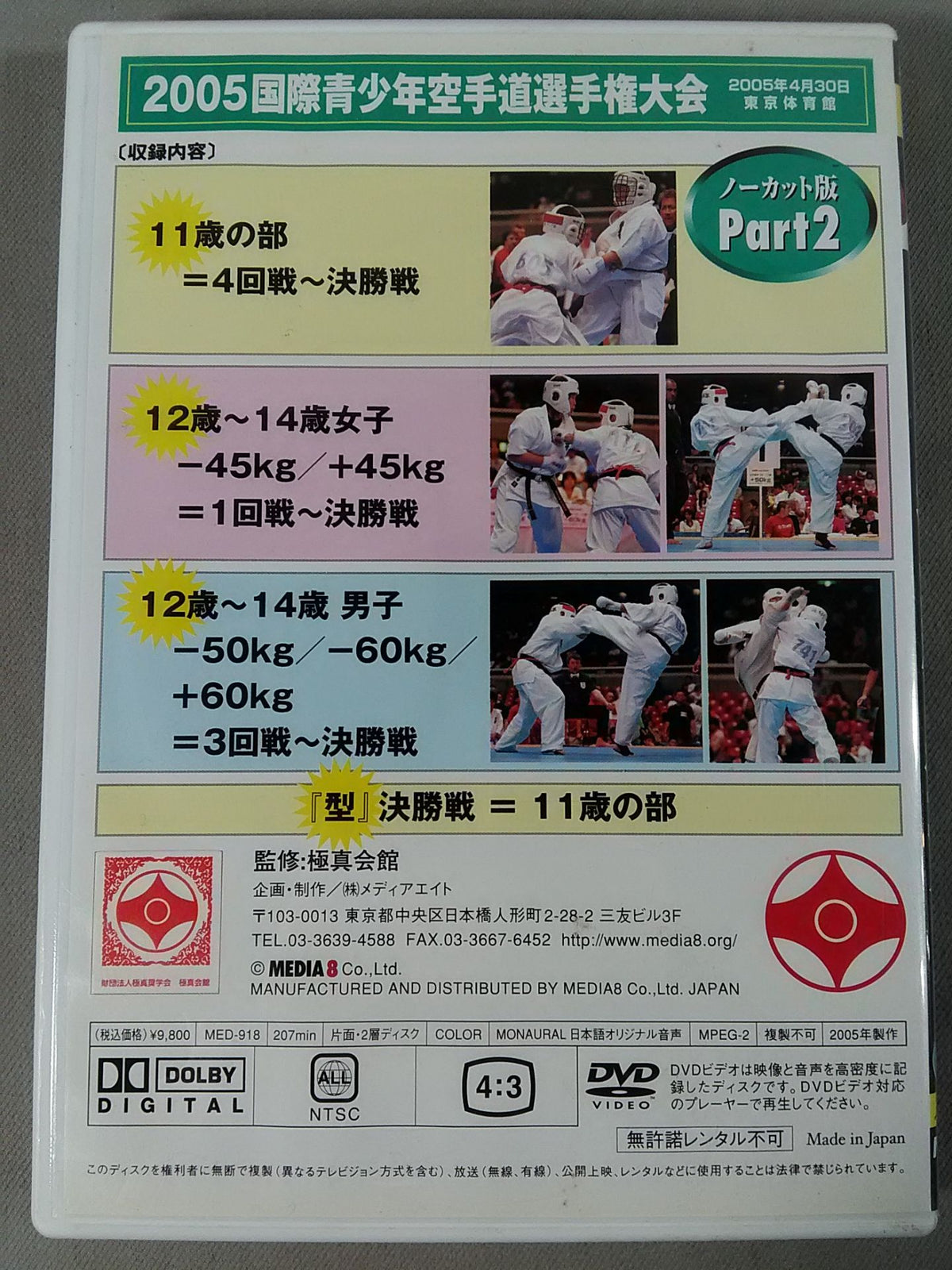 2005 International Youth KARATE Road Fighters Rights Tournament Day 2 Uncut Version Part2
