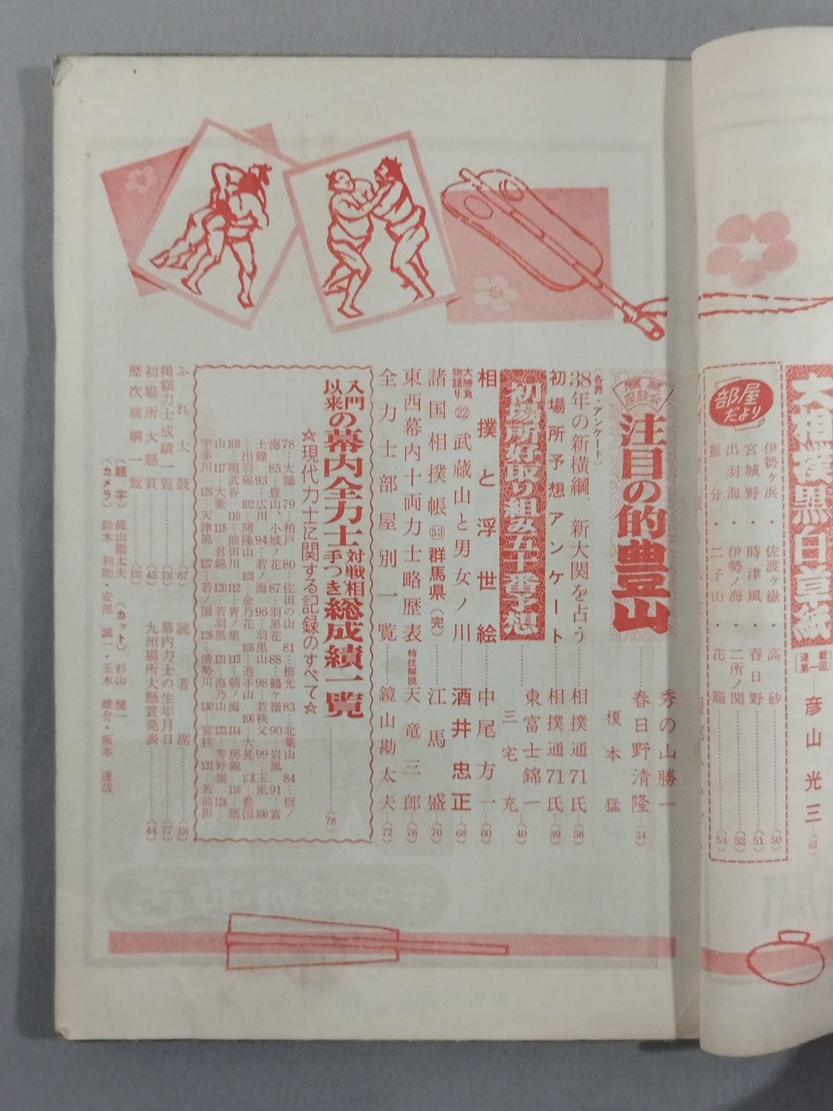 大相撲 1963年1月号