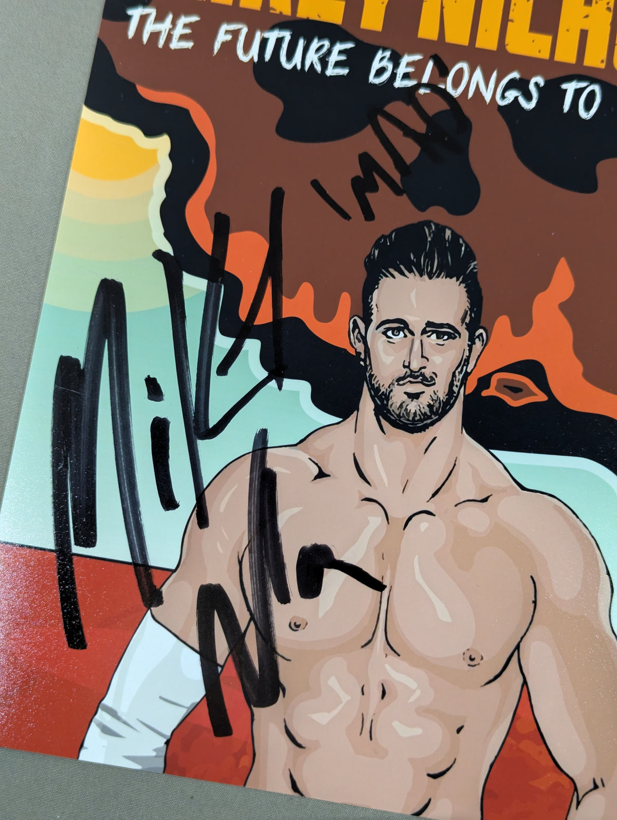 Mikey Nicholls hand signed autograph Pro-Photo (A-1)