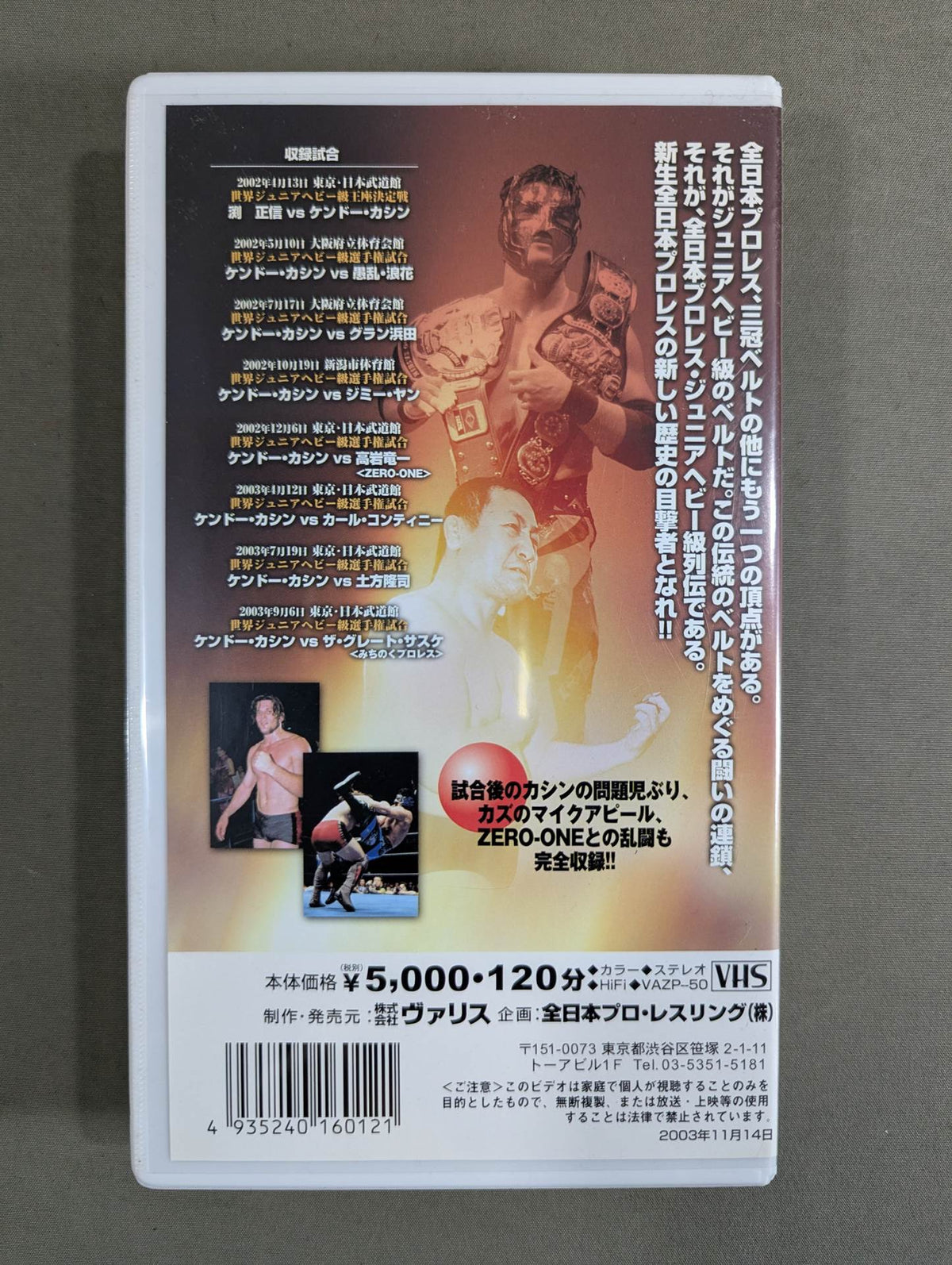 Jr. Heavyweight Retsuden ~World Junior Heavyweight Championship Road~