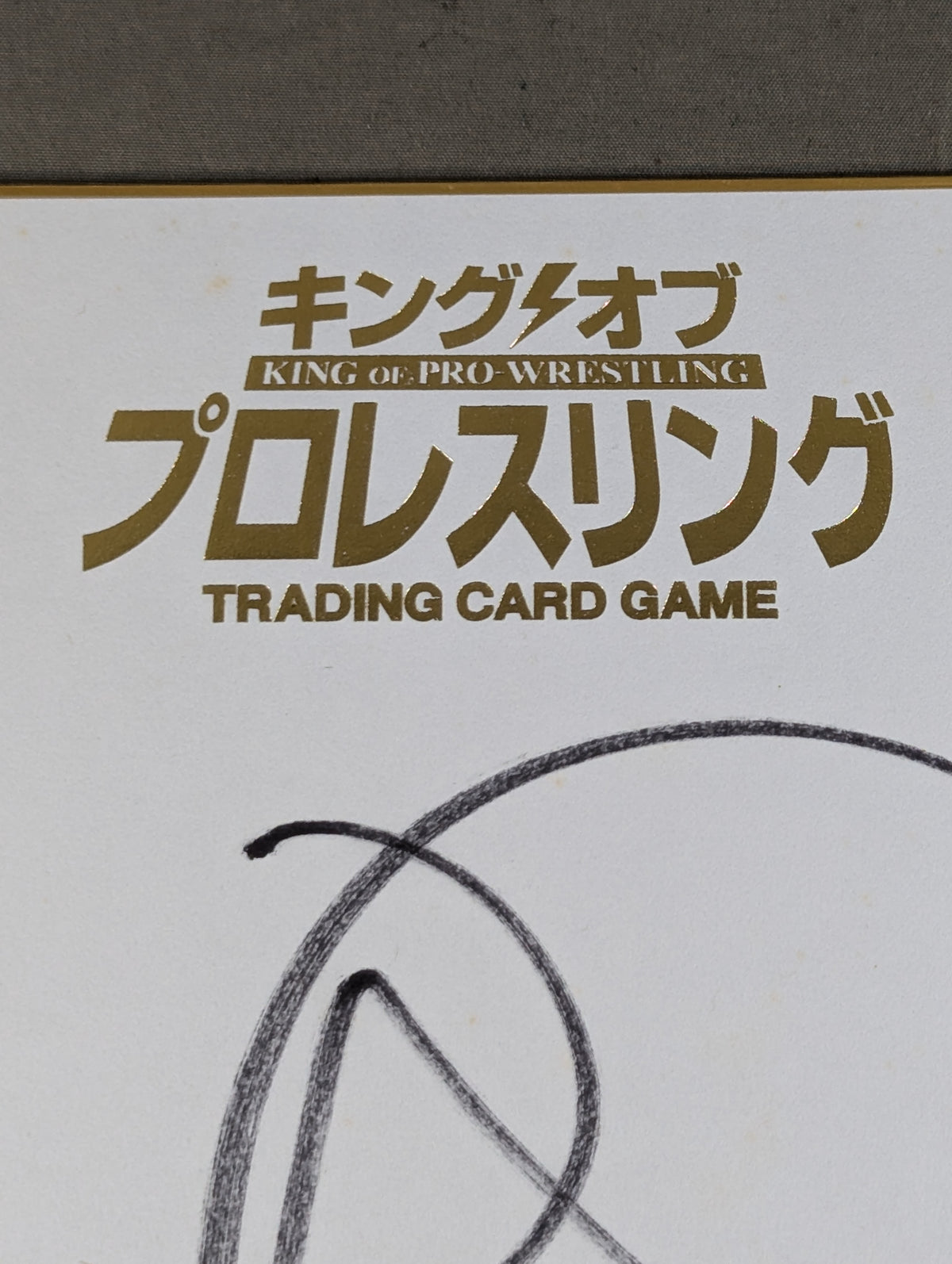 Yuji Nagata (King of Pro-wrestling) Dedicated Shikishi ( Autograph board ) )