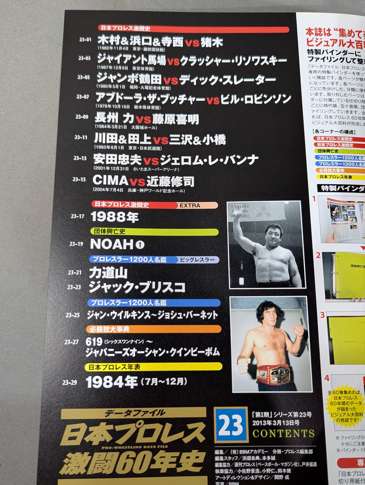 日本プロレス激闘60年史 (23)