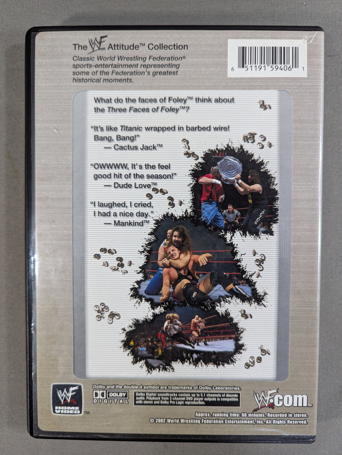 ★WWF ATTITUDE COLLECTION★ THREE FACES OF FOLEY