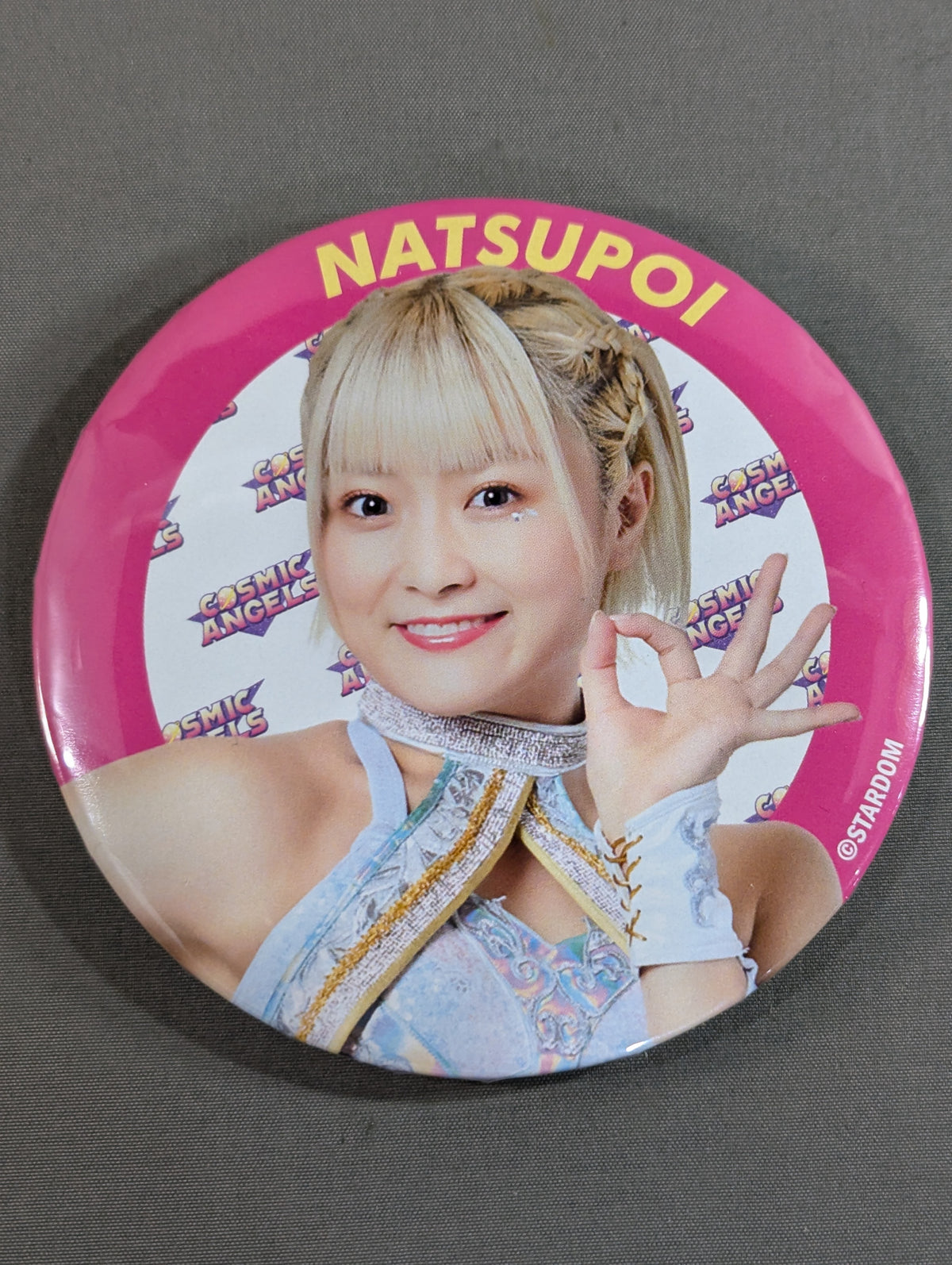 NATSUPOI Stardom Trading BIG PinBack button 2023