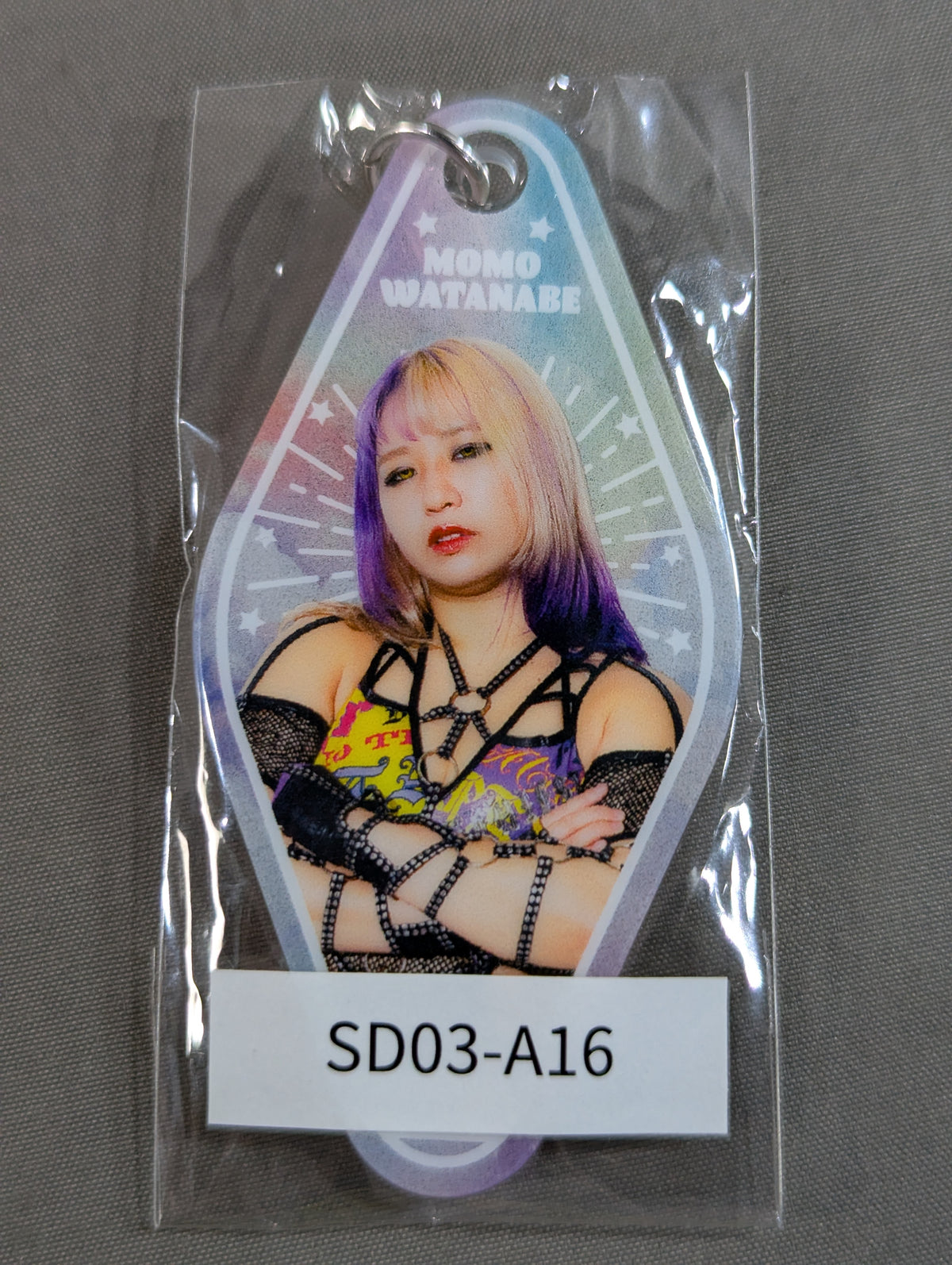 Momo Watanabe STARDOM× Webpon Acrylic Motel Keychain