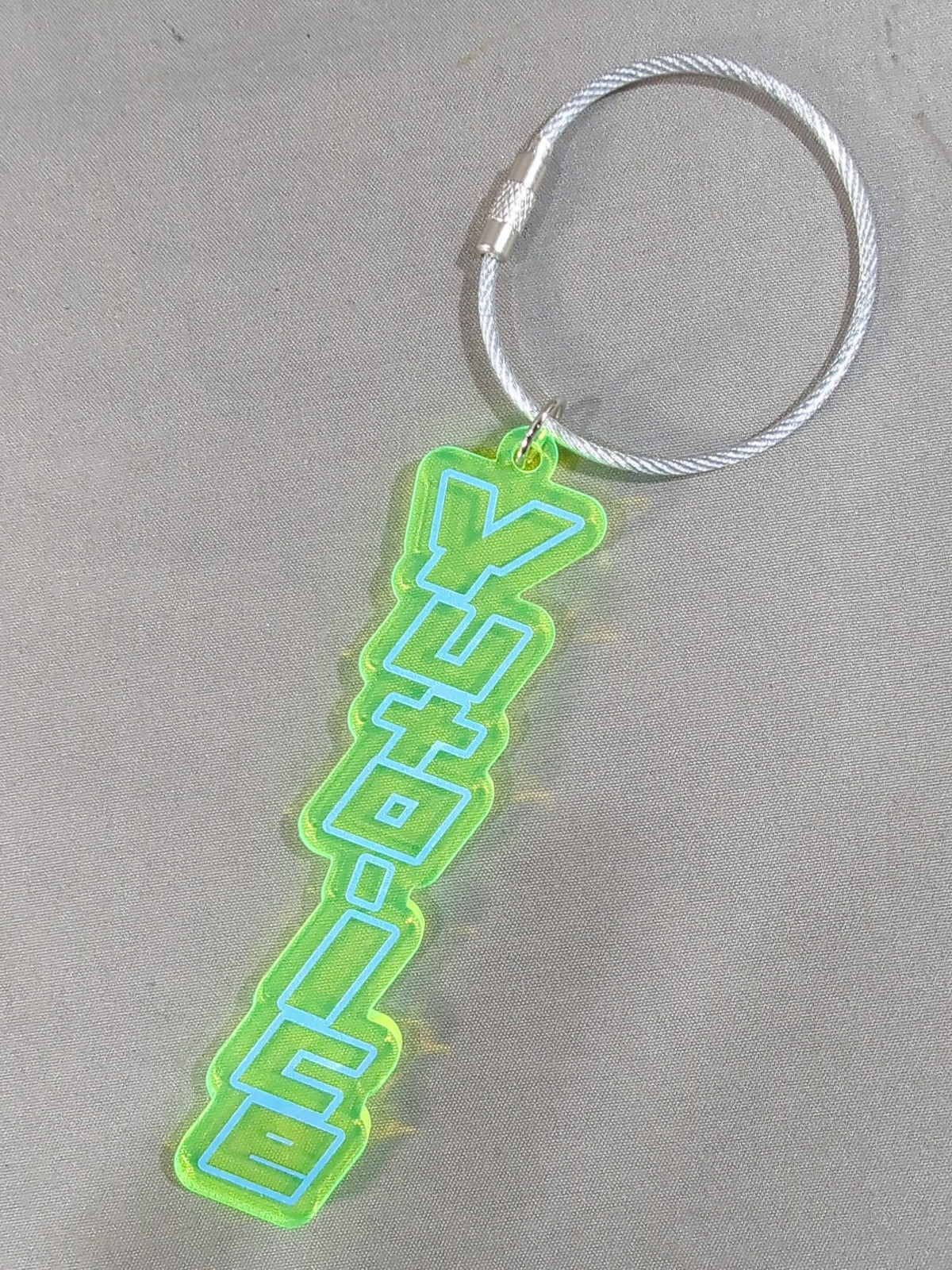 Yuto-Ice Luminous Name Keychain