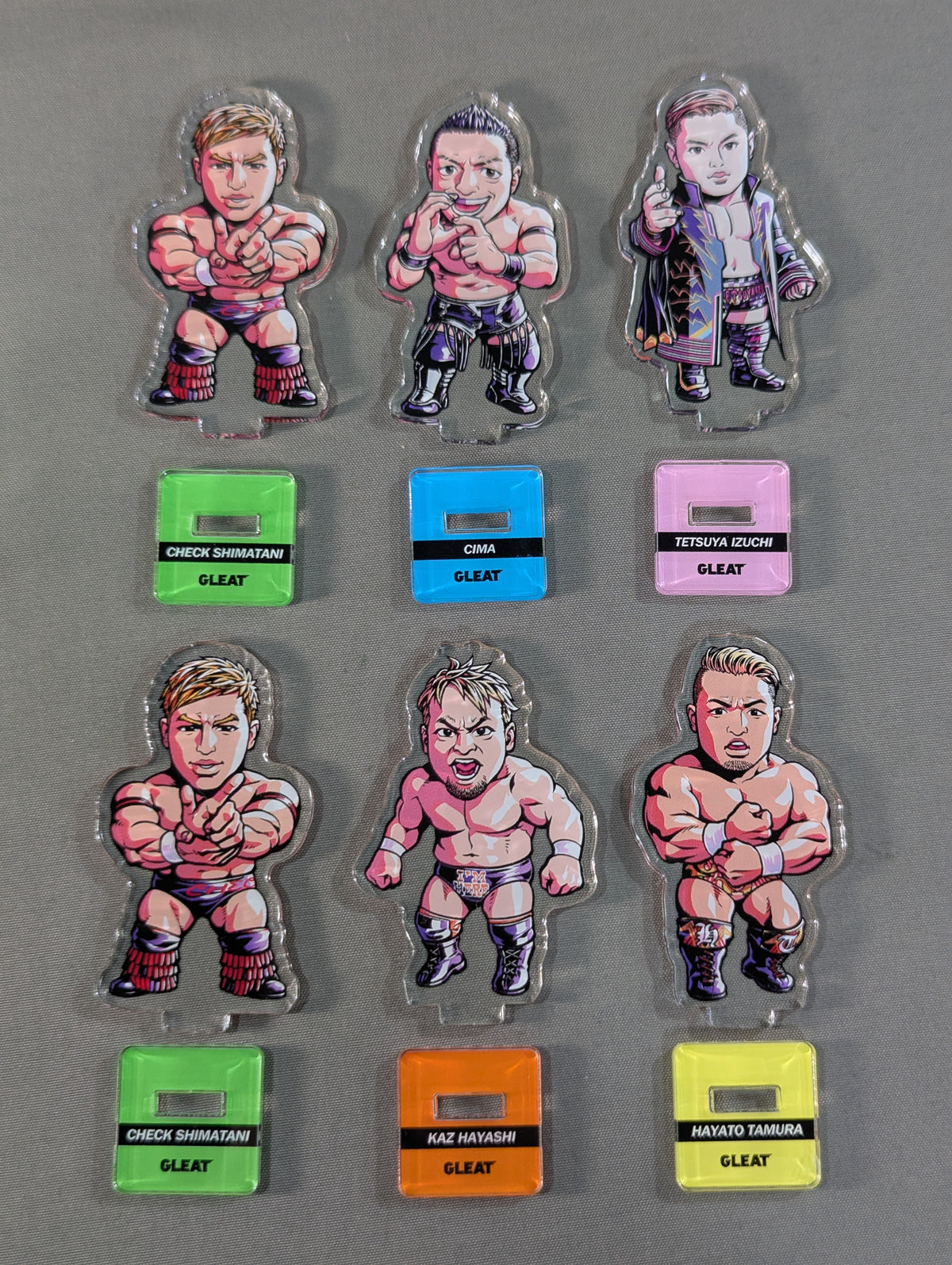 GLEAT Mini Illustration Acrylic Stand Set
