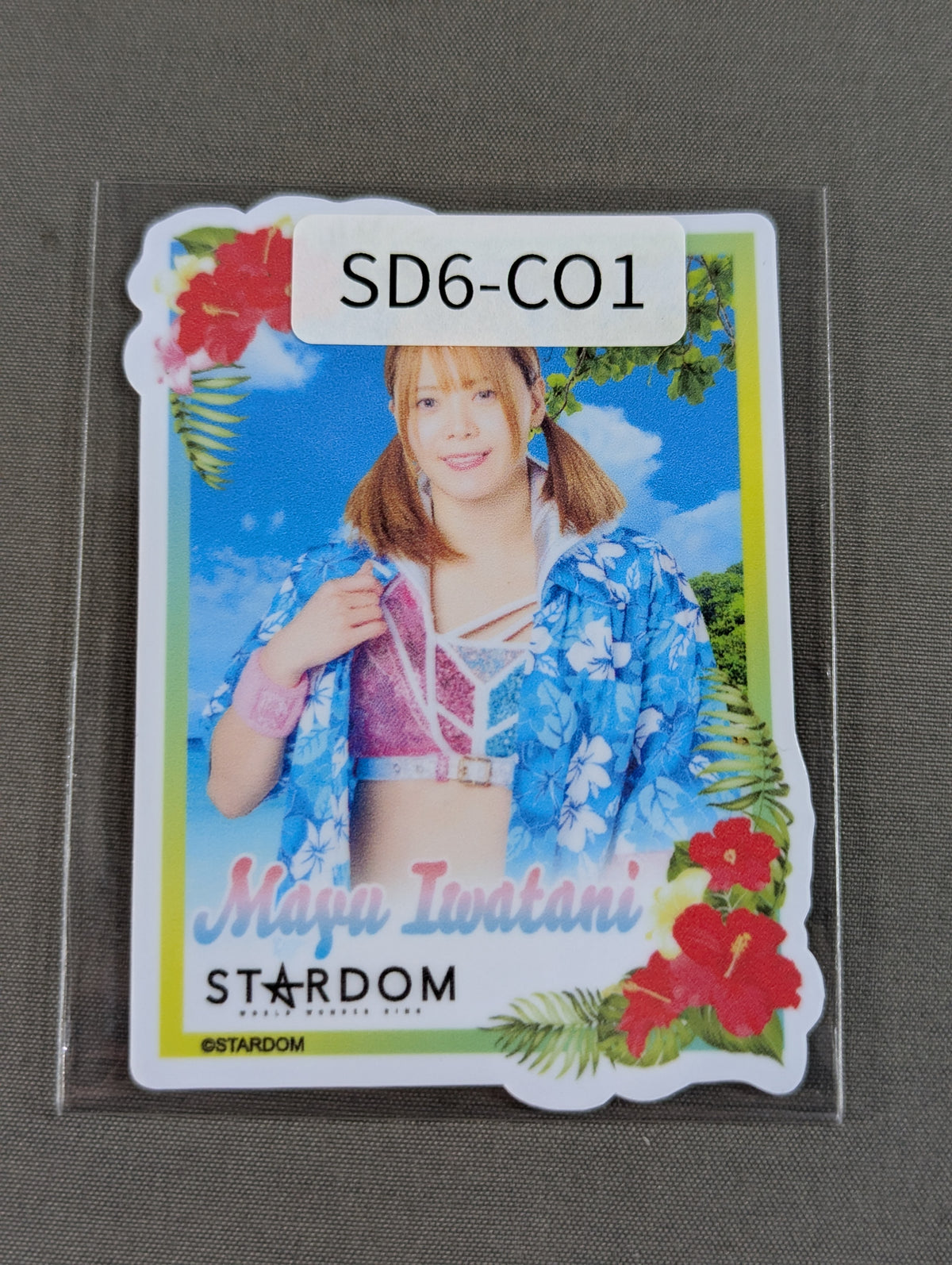 岩谷麻優 ステッカー(STARDOM×ウェブポン)
