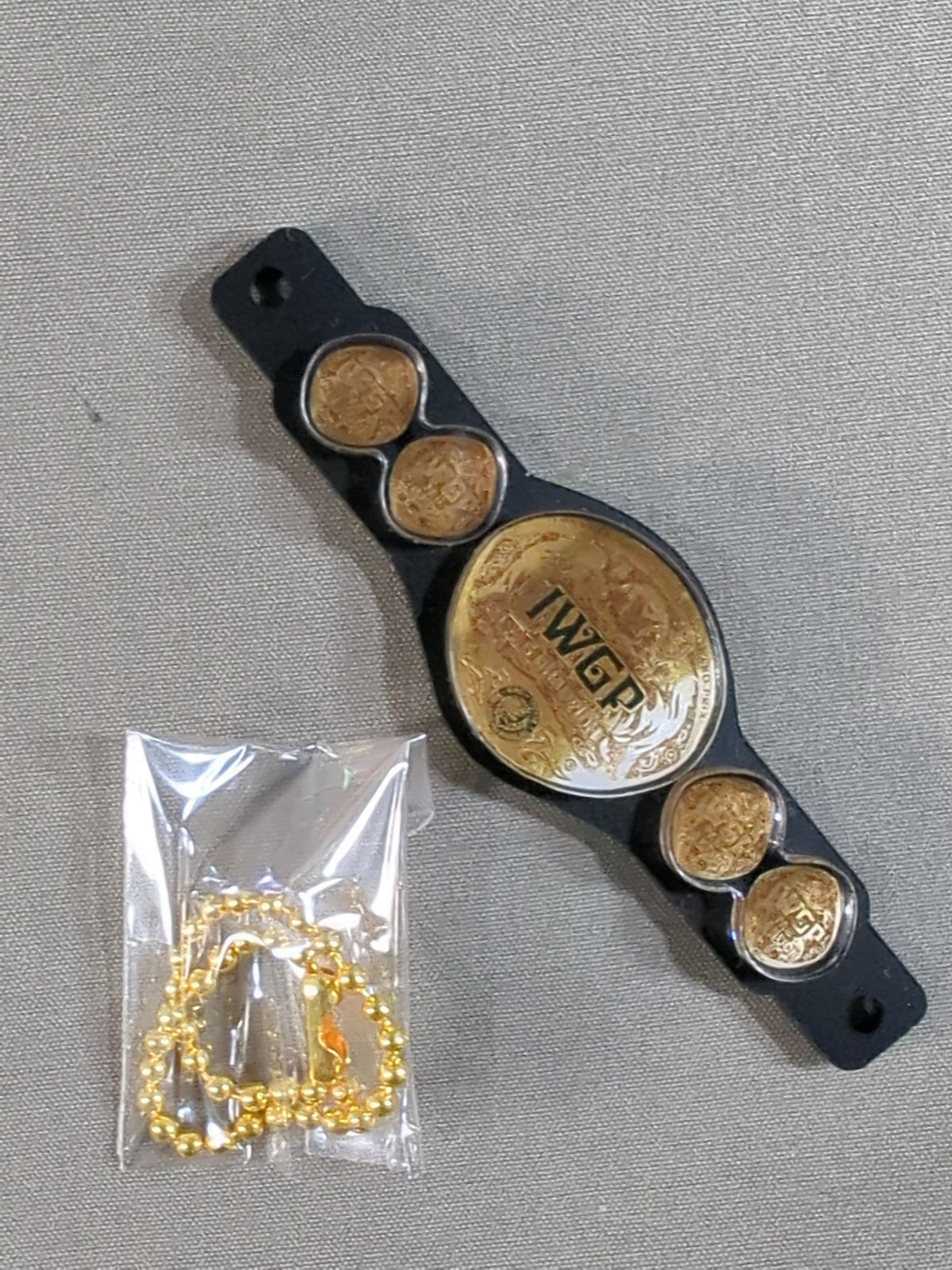 IWGPタッグベルト アクリルボールチェーン
