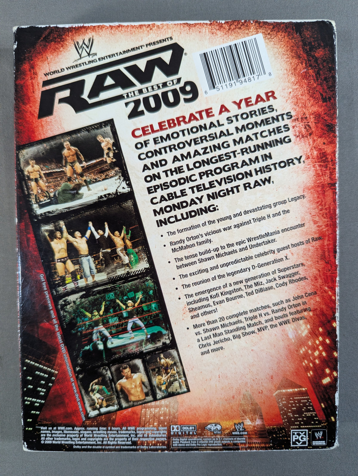 WWE RAW THE BEST OF 2009