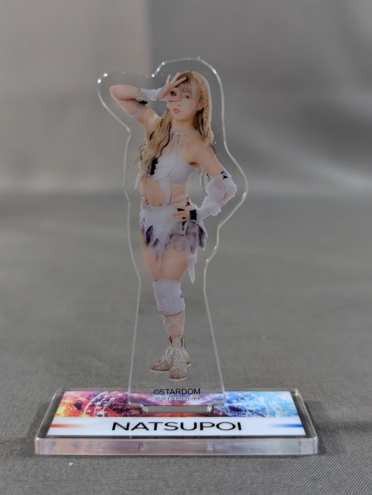 NATSUPOI Mini Acrylic Stand (1) WORLD WONDER RING STARDOM Lottery (2025)