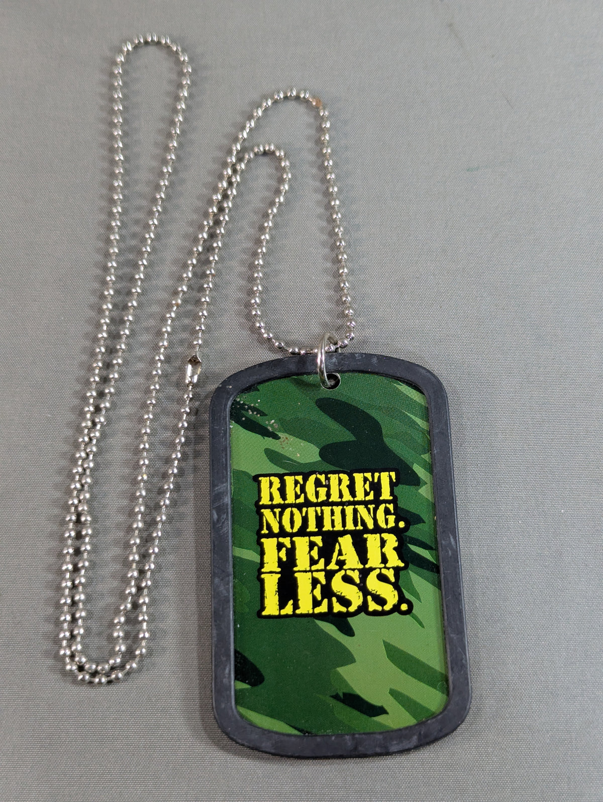 John Cena "FEARLESS." Dog Tag Necklace
