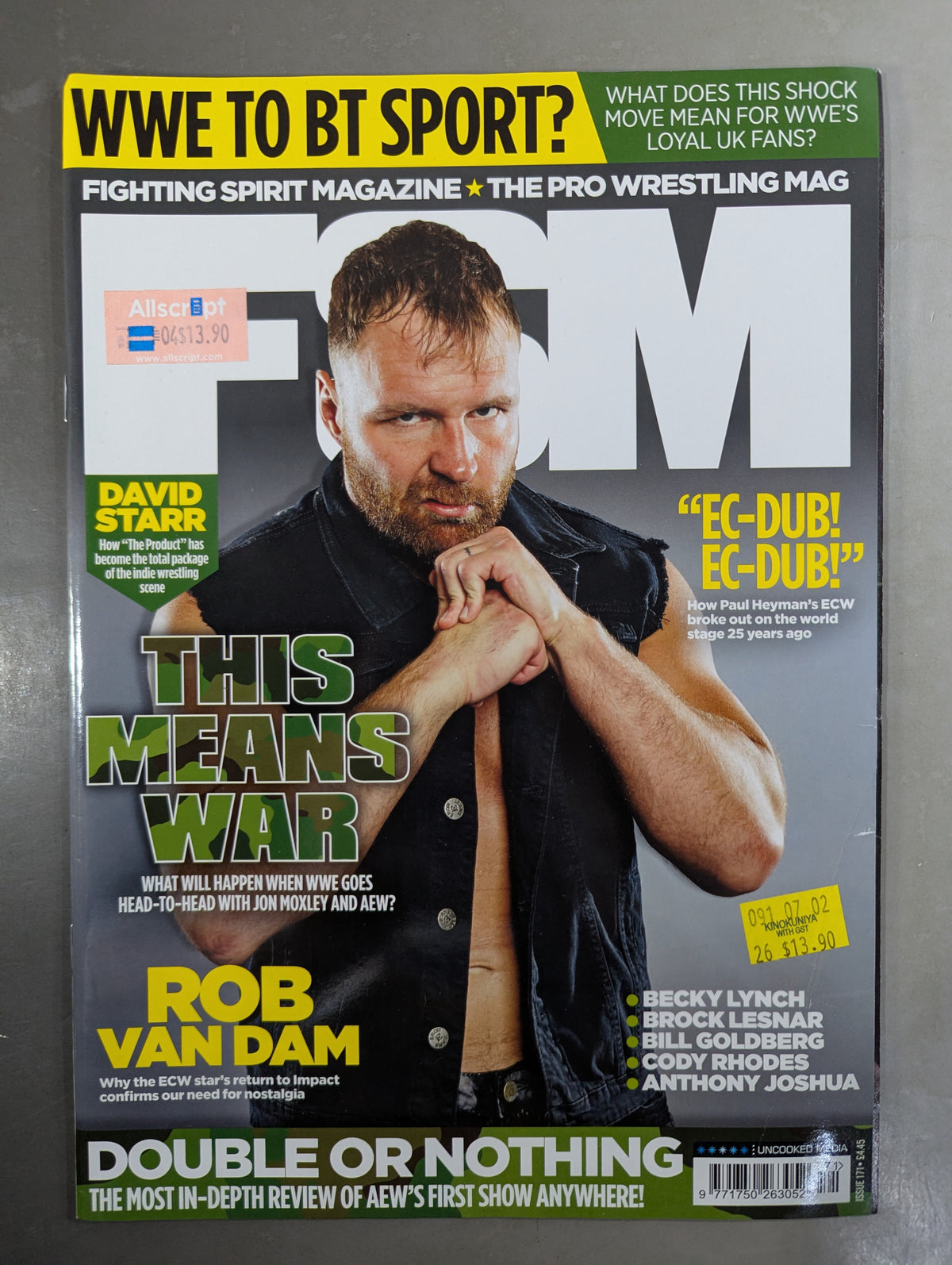 FIGHTING SPIRIT MAGAZINE★THE PRO WRESTLING MAG ISSUE 171