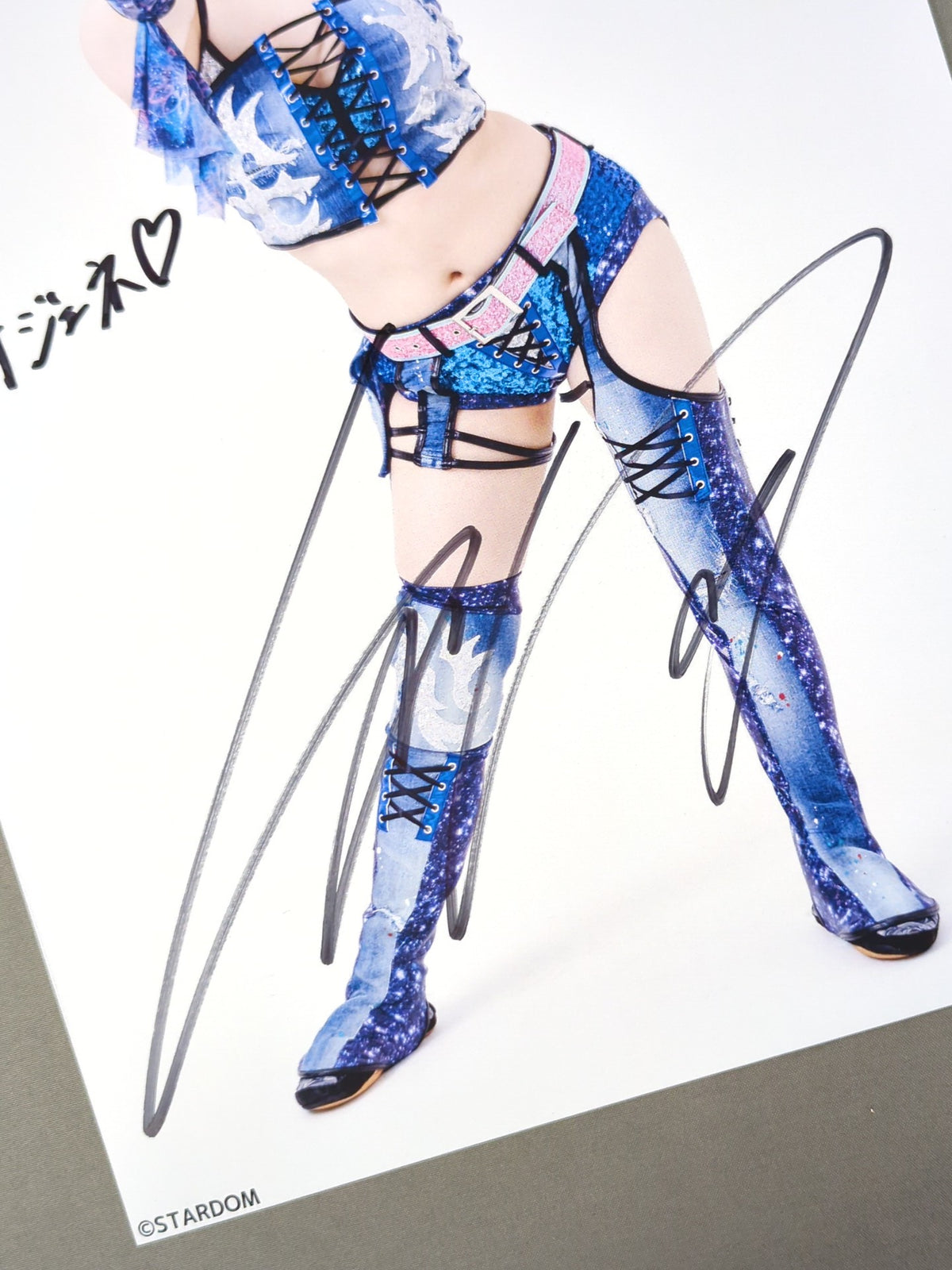 STARLIGHT KID hand signed autograph Stardom Pro-Photo (Track 2)
