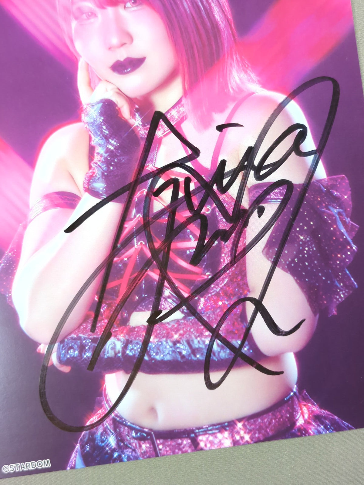 RINA hand signed autograph Stardom Pro-Photo (D-3)