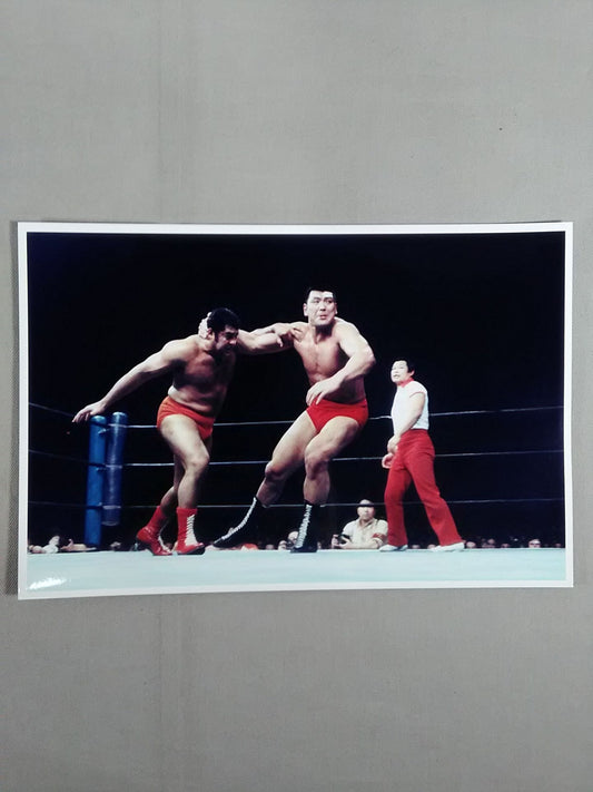 坂口征二&ペドロ・モラレス 大判生写真②