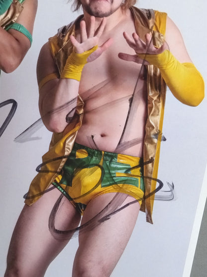 ★SPEED OF SOUNDS Tsutomu★ Osugi & Banana Senga 2 hand signed autographs  Pro-Photo 