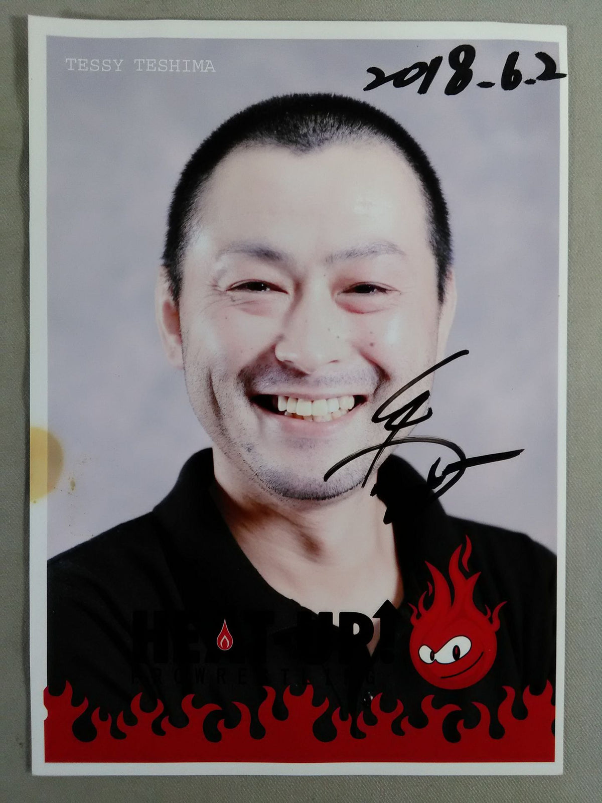 Teshishima hand signed autograph  large formatPhoto (1)