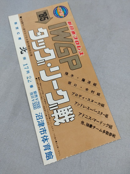 85IWGP Tag League Match