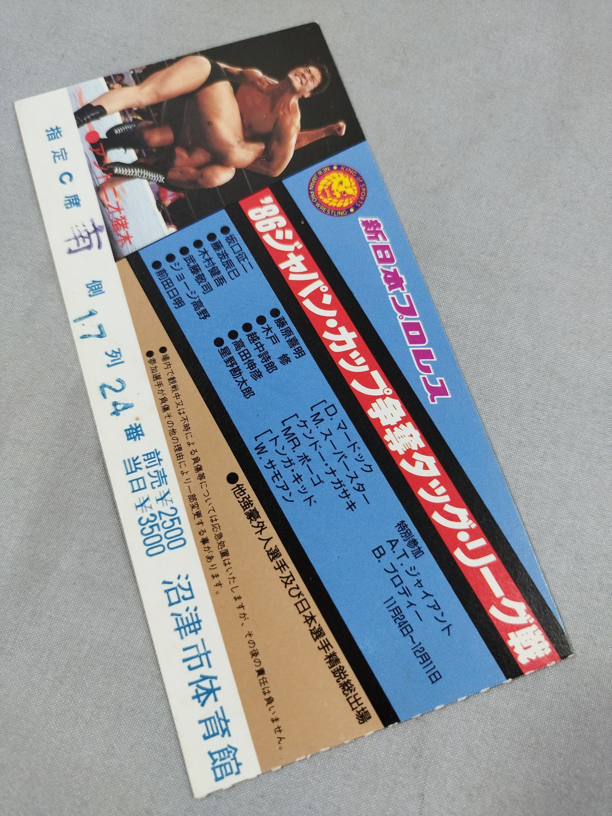 86ジャパン・カップ争奪タッグ・リーグ戦