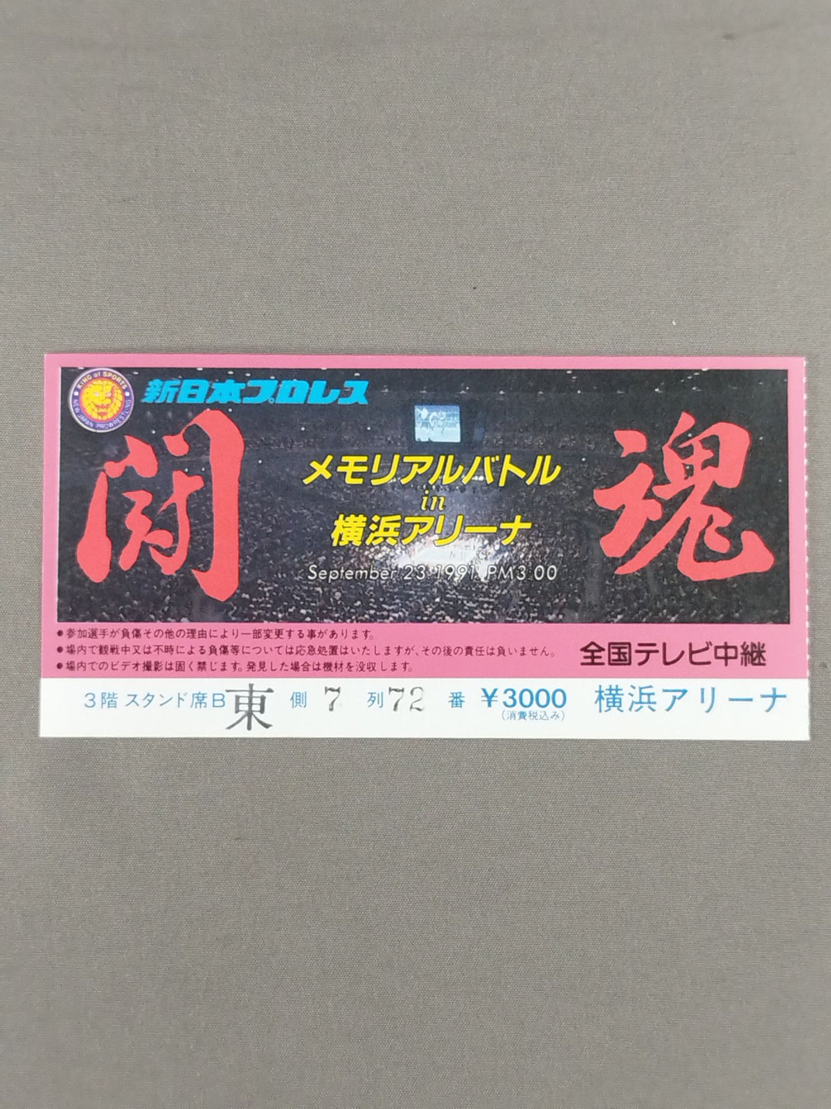 闘魂メモリアルバトルin横浜アリーナ