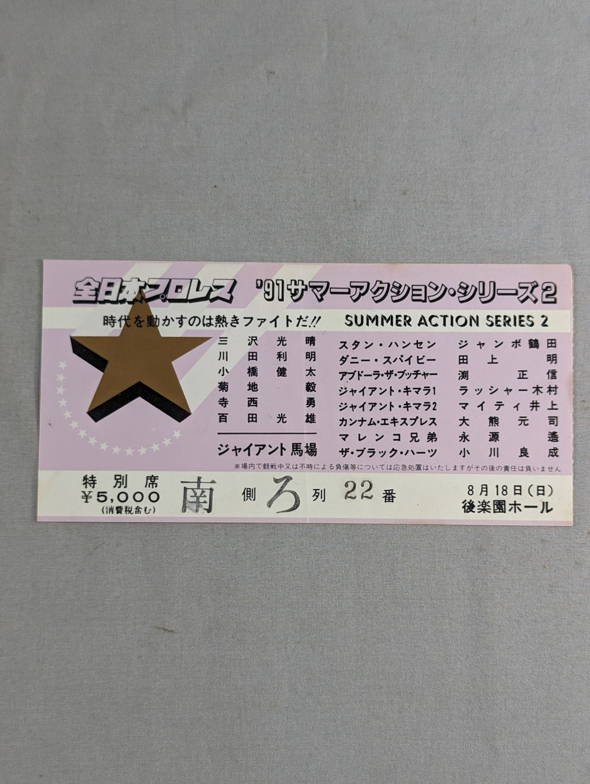91サマーアクション・シリーズ2