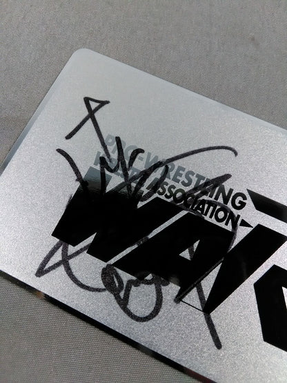 【hand signed autograph】 WAR logo Ver
