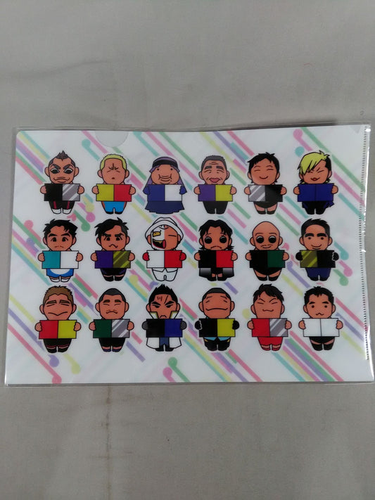 大日本プロレス 所属選手イラスト クリアファイル