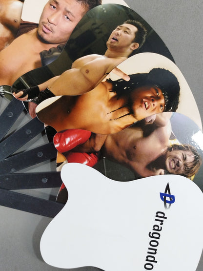 Dragon Door Fan-shaped Mini Uchiwa (paper fan)