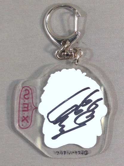 【hand signed autograph】 Wrestling of Darkness 666  Shinobu Illustration Acrylic Keychain