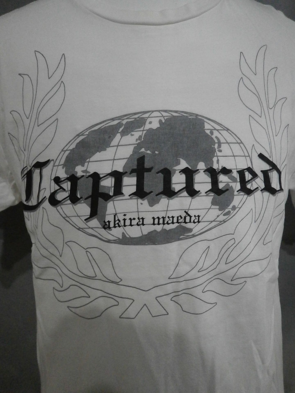 Akira Maeda  "Captured" T-shirt (1) (White)
