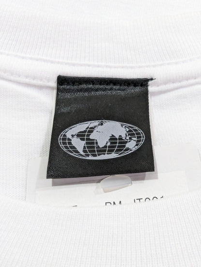Akira Maeda  "Life Geometry" Back Print T-shirt (1) (White)