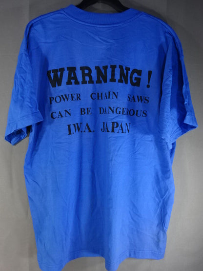 レザー・フェイス「WARNING」Tシャツ