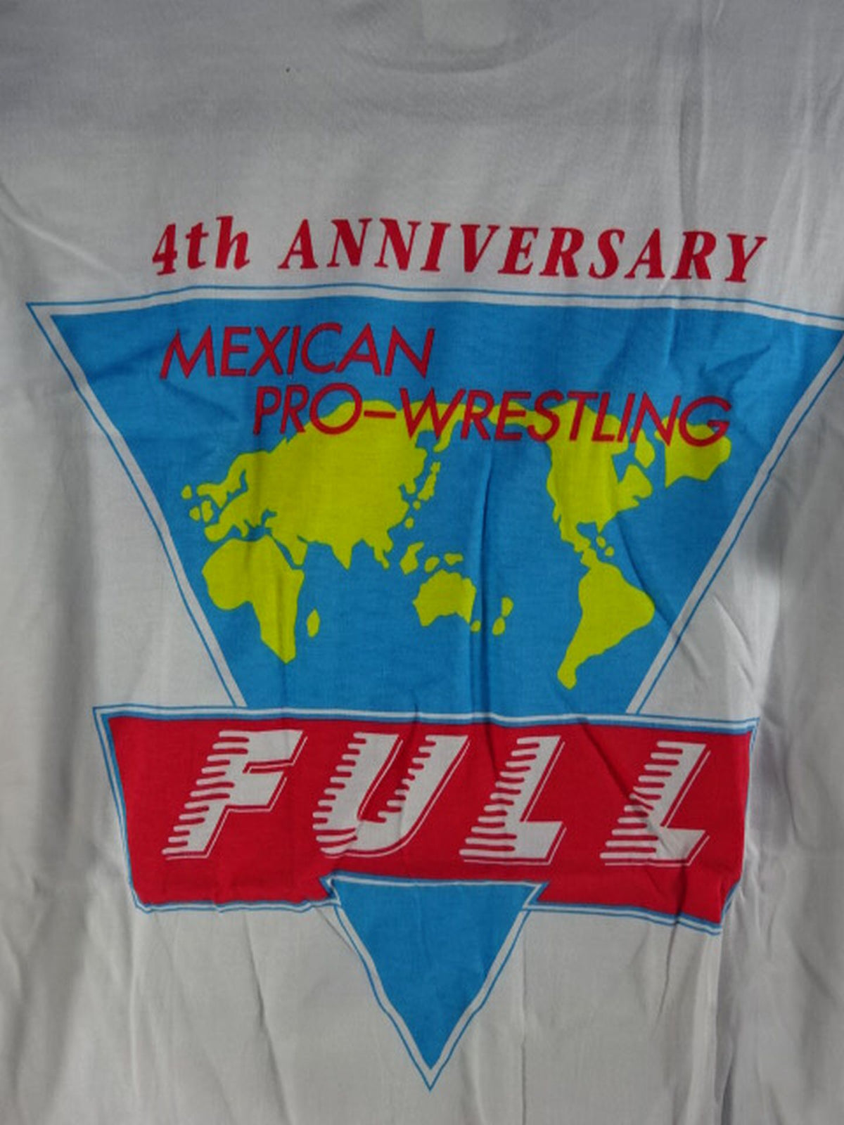 ★ Mexican Pro-wrestling FULL "4th ANNIVERSARY" T-shirt ★