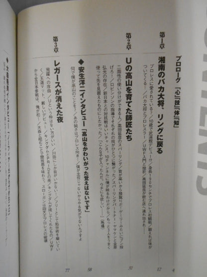 Pro Wrestling Master Vol.24 Yoshihiro Takayama Half-Life Chronicle