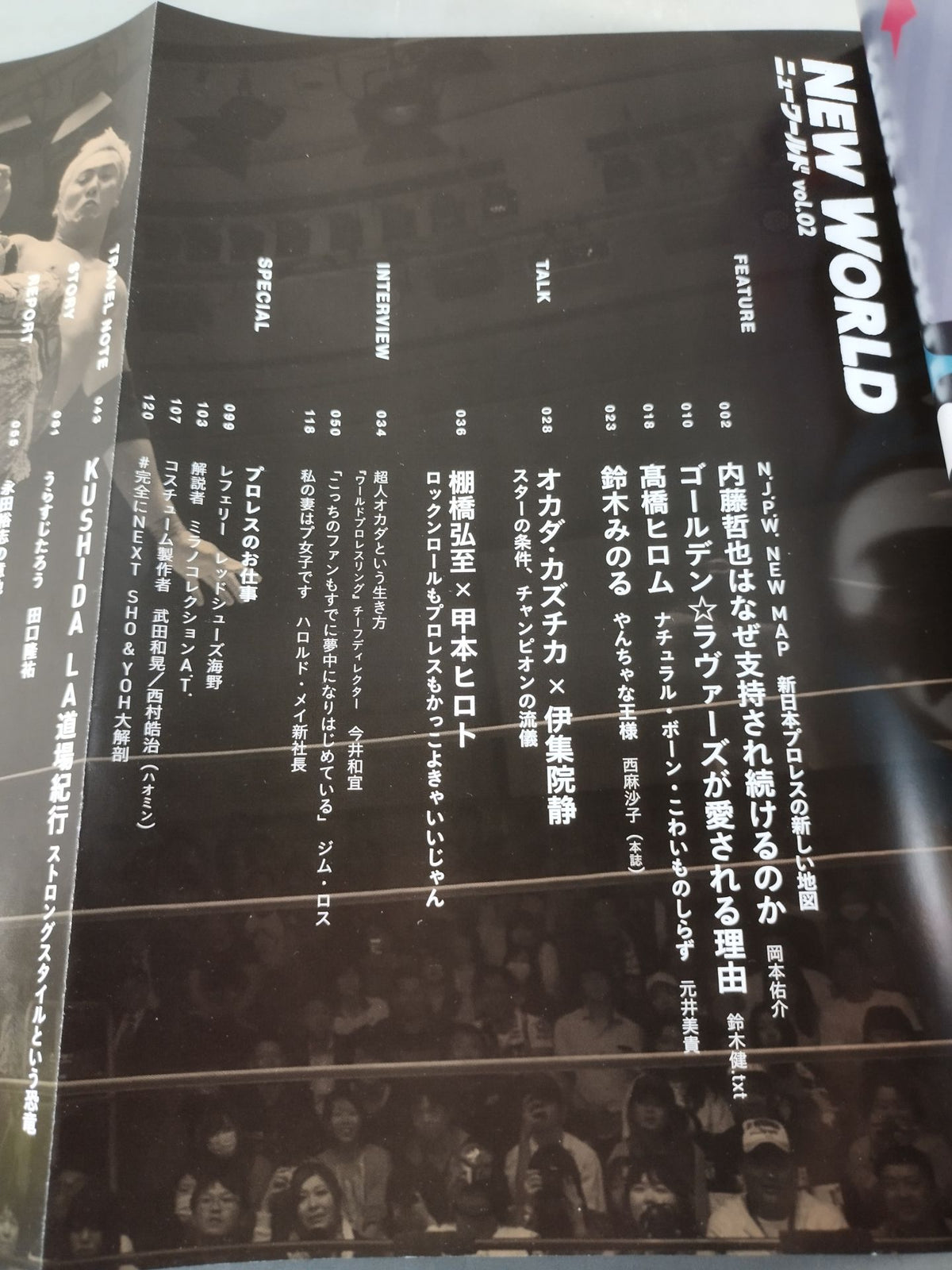 "New Japan Pro Wrestling  World" Official Book NEW WORLD vol.2
