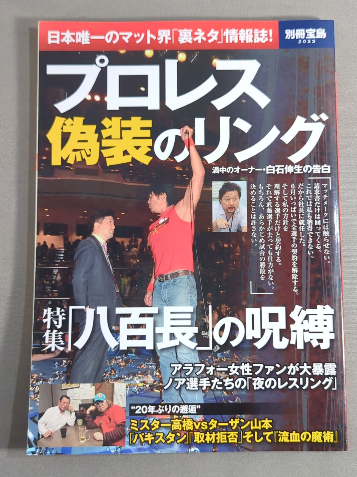 別冊宝島2023 プロレス 偽装のリング