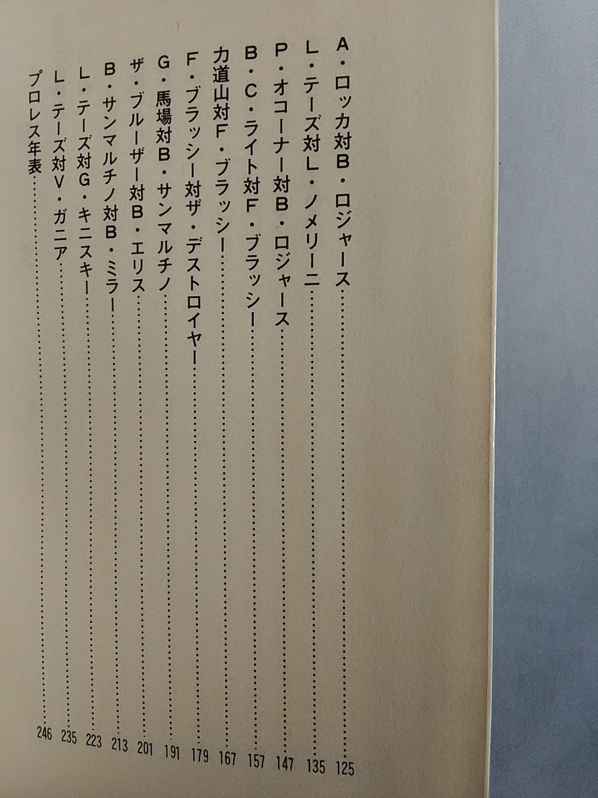 プロレス名勝負物語