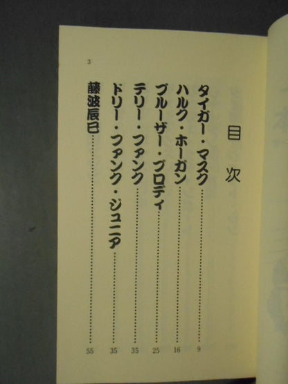 プロレス スーパースターおもしろ読本